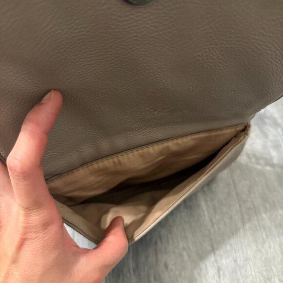 Nine West Taupe Quilted Chain Crossbody Bag - Picture 7 of 7